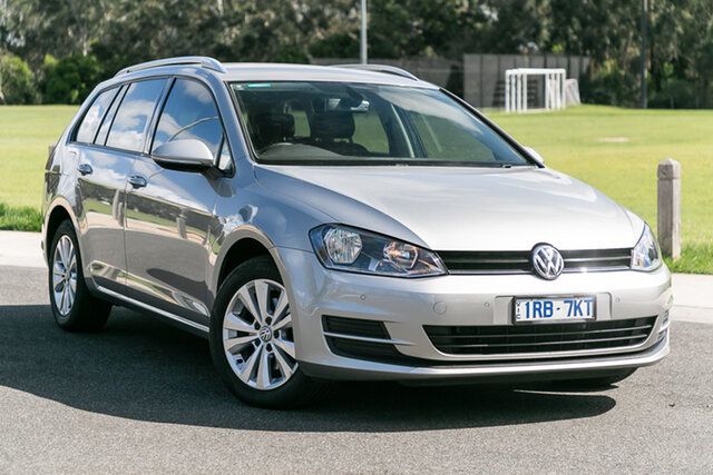 Pre-Owned Volkswagen Golf AU MY15 90 TSI Comfortline Oakleigh, 2015 Volkswagen Golf AU MY15 90 TSI Comfortline Silver, Chrome 7 Speed Auto Direct Shift Wagon