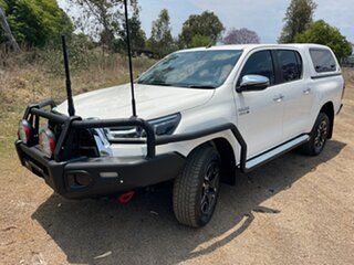 2020 Toyota Hilux GUN126R SR5 Double Cab Glacier White 6 Speed Sports Automatic Cab Chassis