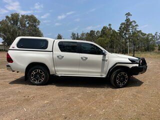2020 Toyota Hilux GUN126R SR5 Double Cab Glacier White 6 Speed Sports Automatic Cab Chassis.