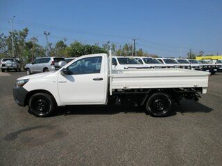 2018 Toyota Hilux GUN122R Workmate 4x2 White 5 Speed Manual Cab Chassis