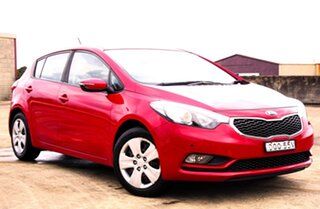 2015 Kia Cerato YD MY16 S Red 6 Speed Sports Automatic Hatchback.