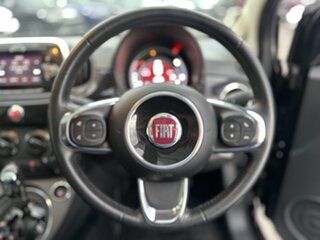 2017 Fiat 500 Series 4 Lounge Dualogic Black 5 Speed Sports Automatic Single Clutch Hatchback