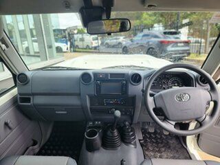 2023 Toyota Landcruiser Workmate White Manual Dual Cab Chassis