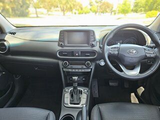 2017 Hyundai Kona OS MY18 Elite D-CT AWD White 7 Speed Sports Automatic Dual Clutch Wagon