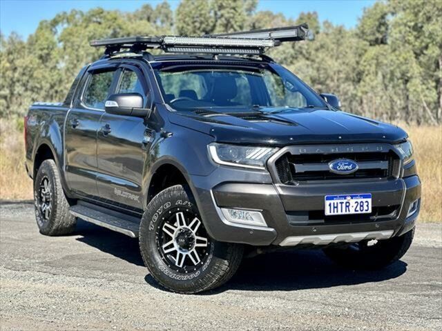 Used Ford Ranger PX MkII Wildtrak Double Cab Kenwick, 2016 Ford Ranger PX MkII Wildtrak Double Cab Grey 6 Speed Sports Automatic Utility