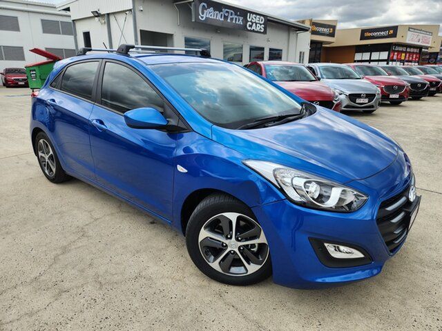 Used Hyundai i30 GD4 Series II MY17 Active Caboolture, 2016 Hyundai i30 GD4 Series II MY17 Active Marine Blue 6 Speed Sports Automatic Hatchback