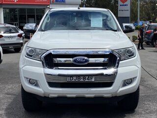 2016 Ford Ranger PX MkII XLT Double Cab White 6 Speed Manual Utility