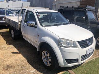 2011 Great Wall V240 K2 MY11 (4x2) White 5 Speed Manual Cab Chassis.
