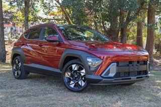 2023 Hyundai Kona SX2.V1 MY24 Premium 2WD Ultimate Red 1 Speed Constant Variable Wagon.