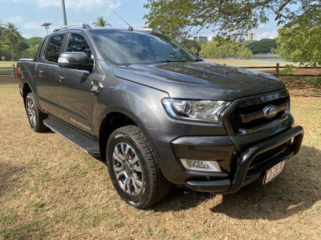Pre-Owned Ford Ranger PX MkII 2018.00MY Wildtrak Double Cab Darwin, 2018 Ford Ranger PX MkII 2018.00MY Wildtrak Double Cab Grey 6 Speed Automatic Dual Cab Pick-up