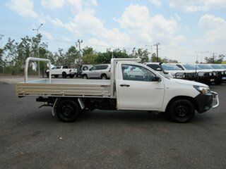 2018 Toyota Hilux TGN121R Workmate White 6 Speed Sports Automatic Single Cab