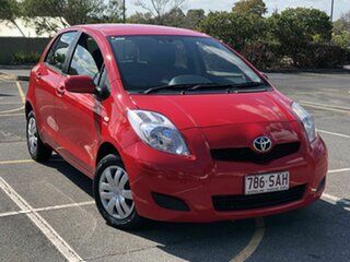 2010 Toyota Yaris NCP90R MY10 YR Red 4 Speed Automatic Hatchback.