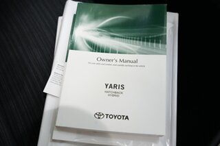 2022 Toyota Yaris Mxph10R SX Hybrid White 1 Speed Constant Variable Hatchback Hybrid