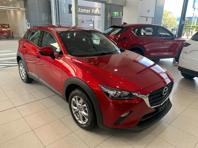 New Mazda CX-3 DK2W7A G20 SKYACTIV-Drive FWD Pure Alexandria, 2023 Mazda CX-3 DK2W7A G20 SKYACTIV-Drive FWD Pure Soul Red Crystal 6 Speed Sports Automatic Wagon