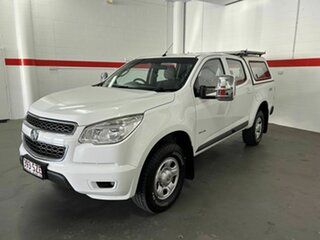 2013 Holden Colorado RG MY13 LX Crew Cab White 6 Speed Sports Automatic Utility