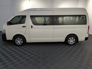 2018 Toyota HiAce TRH223R Commuter High Roof Super LWB White 6 speed Automatic Bus