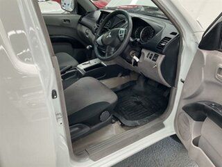 2013 Mitsubishi Triton MN MY13 GLX White 4 Speed Automatic Cab Chassis