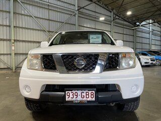 2012 Nissan Navara D40 S6 MY12 ST-X King Cab White 6 Speed Manual Cab Chassis