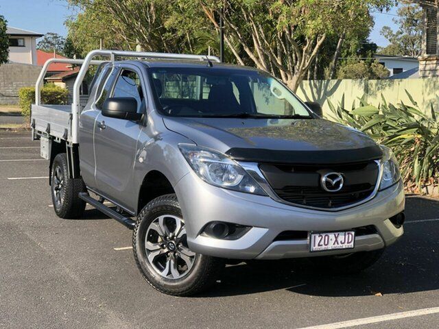 Used Mazda BT-50 UR0YG1 XT Freestyle 4x2 Hi-Rider Chermside, 2017 Mazda BT-50 UR0YG1 XT Freestyle 4x2 Hi-Rider Grey 6 Speed Sports Automatic Cab Chassis