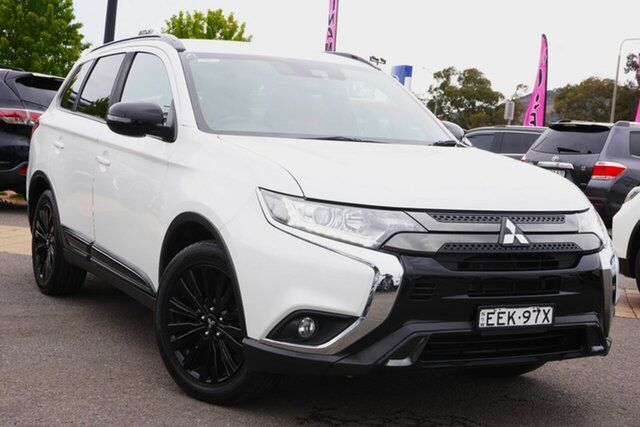 Used Mitsubishi Outlander ZL MY19 Black Edition 2WD Phillip, 2019 Mitsubishi Outlander ZL MY19 Black Edition 2WD White 6 Speed Constant Variable Wagon