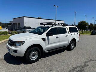 2012 Ford Ranger PX XL 3.2 (4x4) White 6 Speed Automatic Double Cab Pick Up.
