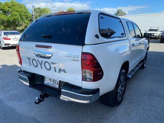 2018 Toyota Hilux GUN126R SR5 Double Cab Glacier White 6 Speed Sports Automatic Utility