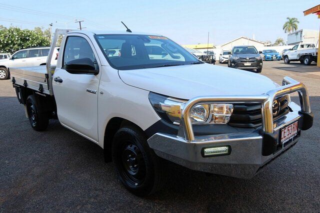 Used Toyota Hilux TGN121R Workmate 4x2 Winnellie, 2021 Toyota Hilux TGN121R Workmate 4x2 White 5 Speed Manual Cab Chassis