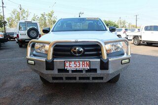 2021 Toyota Hilux TGN121R Workmate 4x2 White 5 Speed Manual Cab Chassis.