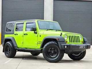 2012 Jeep Wrangler JK MY2012 Unlimited Sport Green 5 Speed Automatic Softtop
