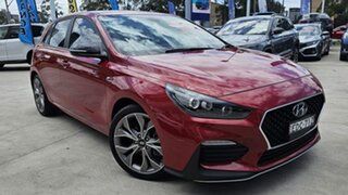 2020 Hyundai i30 PD.V4 MY21 N Line D-CT Fiery Red 7 Speed Sports Automatic Dual Clutch Hatchback