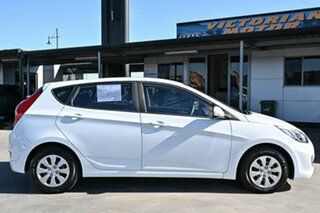 2016 Hyundai Accent RB4 MY17 Active White 6 Speed Constant Variable Hatchback.