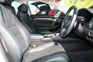 2020 Honda Accord 10th Gen MY21 VTi-LX E-CVT Platinum White 1 Speed Constant Variable Sedan Hybrid