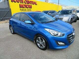 2016 Hyundai i30 GD4 Series 2 Update Active X Blue 6 Speed Automatic Hatchback.