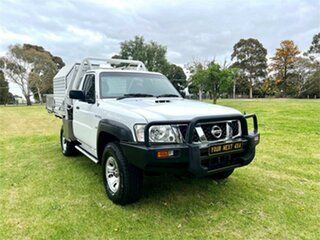 2012 Nissan Patrol MY11 Upgrade DX (4x4) White 5 Speed Manual Cab Chassis