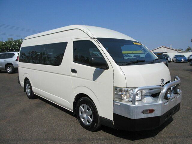Used Toyota HiAce KDH223R Commuter High Roof Super LWB Winnellie, 2015 Toyota HiAce KDH223R Commuter High Roof Super LWB White 5 Speed Manual Bus