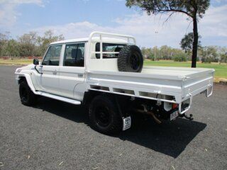 2021 Toyota Landcruiser VDJ79R GXL Double Cab French Vanilla 5 Speed Manual Cab Chassis