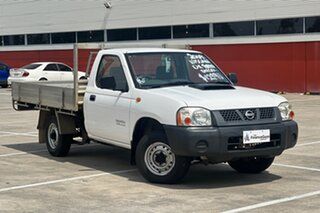 2009 Nissan Navara D22 MY08 DX (4x2) White 5 Speed Manual Cab Chassis.
