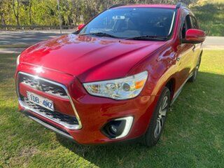 2014 Mitsubishi ASX XB MY15 LS 2WD Red 6 Speed Constant Variable Wagon.