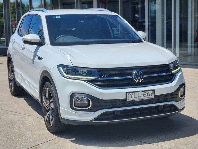 Used Volkswagen T-Cross Goulburn, 2021 Volkswagen T-Cross 85TSI - Style White Sports Automatic Dual Clutch Wagon