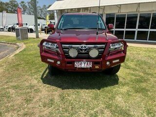 2018 Toyota Landcruiser VDJ200R LC200 GXL (4x4) Red 6 Speed Automatic Wagon.