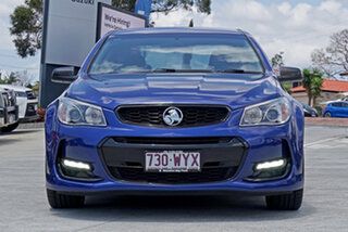 2016 Holden Commodore VF II MY16 SV6 Black Blue 6 Speed Sports Automatic Sedan.