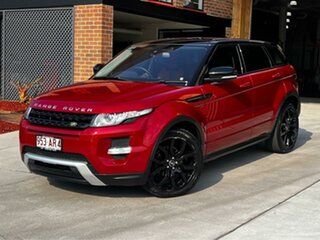 2012 Land Rover Range Rover Evoque L538 MY13 SD4 CommandShift Dynamic Red 6 Speed Sports Automatic.