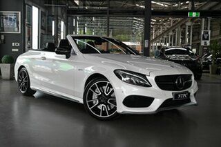 2017 Mercedes-Benz C-Class A205 808MY C43 AMG 9G-Tronic 4MATIC White 9 Speed Sports Automatic.