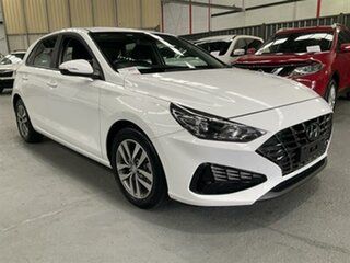 2020 Hyundai i30 PD.V4 MY21 White 6 Speed Automatic Hatchback