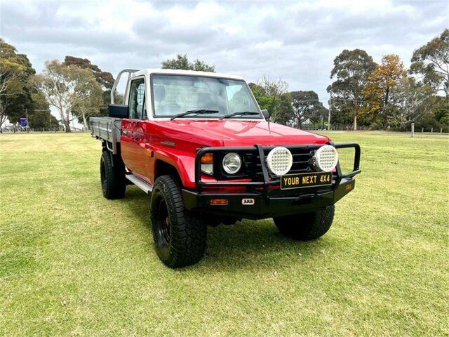 Used Toyota Landcruiser HZJ79R (4x4) Ferntree Gully, 2006 Toyota Landcruiser HZJ79R (4x4) Red 5 Speed Manual 4x4 Cab Chassis