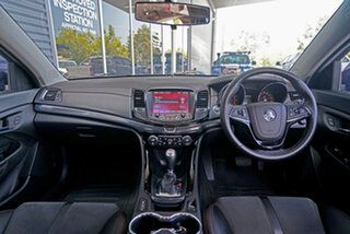 2016 Holden Commodore VF II MY16 SV6 Black Blue 6 Speed Sports Automatic Sedan