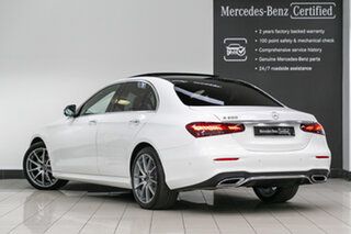 2022 Mercedes-Benz E-Class W213 802MY E200 9G-Tronic Polar White 9 Speed Sports Automatic Sedan.