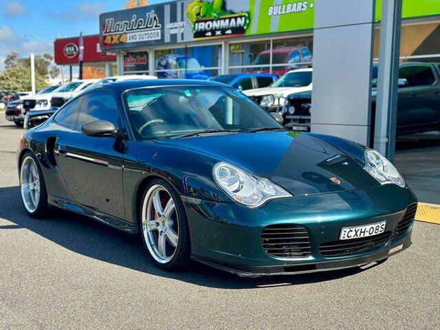 Used Porsche 911 996 MY03 Turbo Goulburn, 2003 Porsche 911 996 MY03 Turbo Green 5 Speed Sports Automatic Coupe