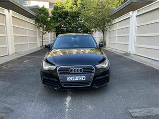 2014 Audi A1 8X MY14 Attraction Sportback S Tronic Black 7 Speed Sports Automatic Dual Clutch