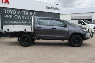 2023 Toyota Hilux GUN125R Workmate Double Cab Graphite 6 Speed Sports Automatic Cab Chassis